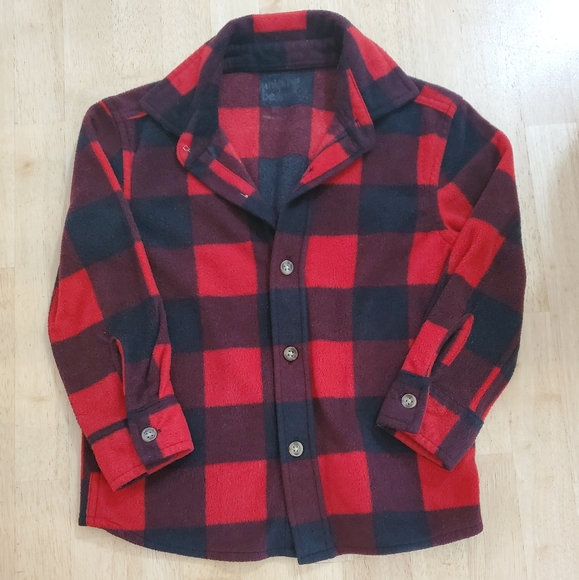jumping beans Other - Buffalo Plaid Fleece Button-up